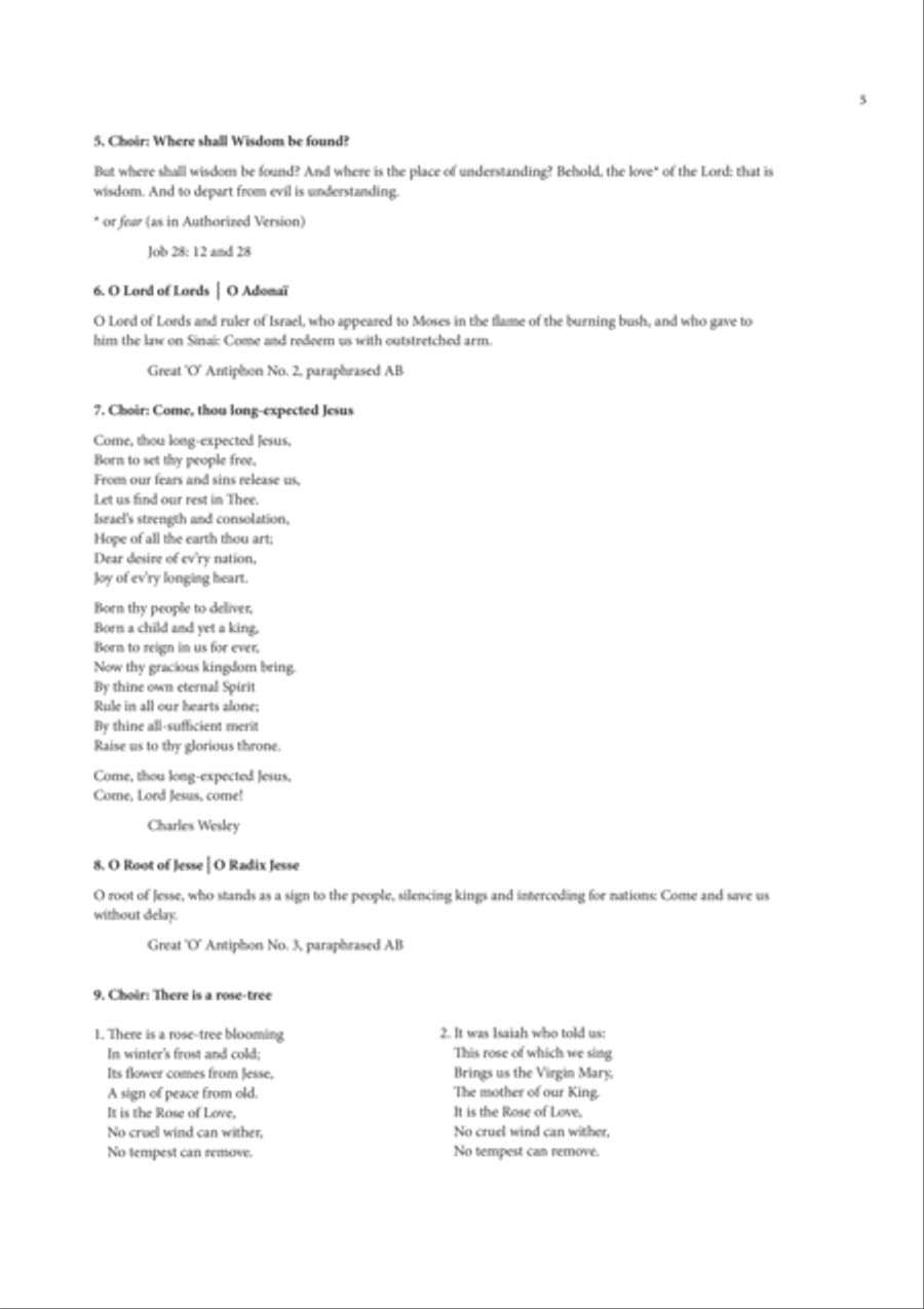 O Come, Emmanuel 4-Part scores gallery preview page 5
