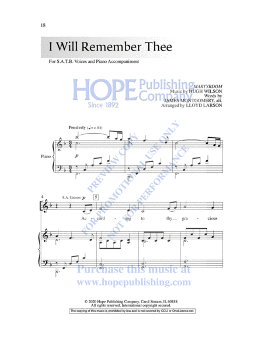 Quick Study Chorals for SATB Choirs, Vol. 1