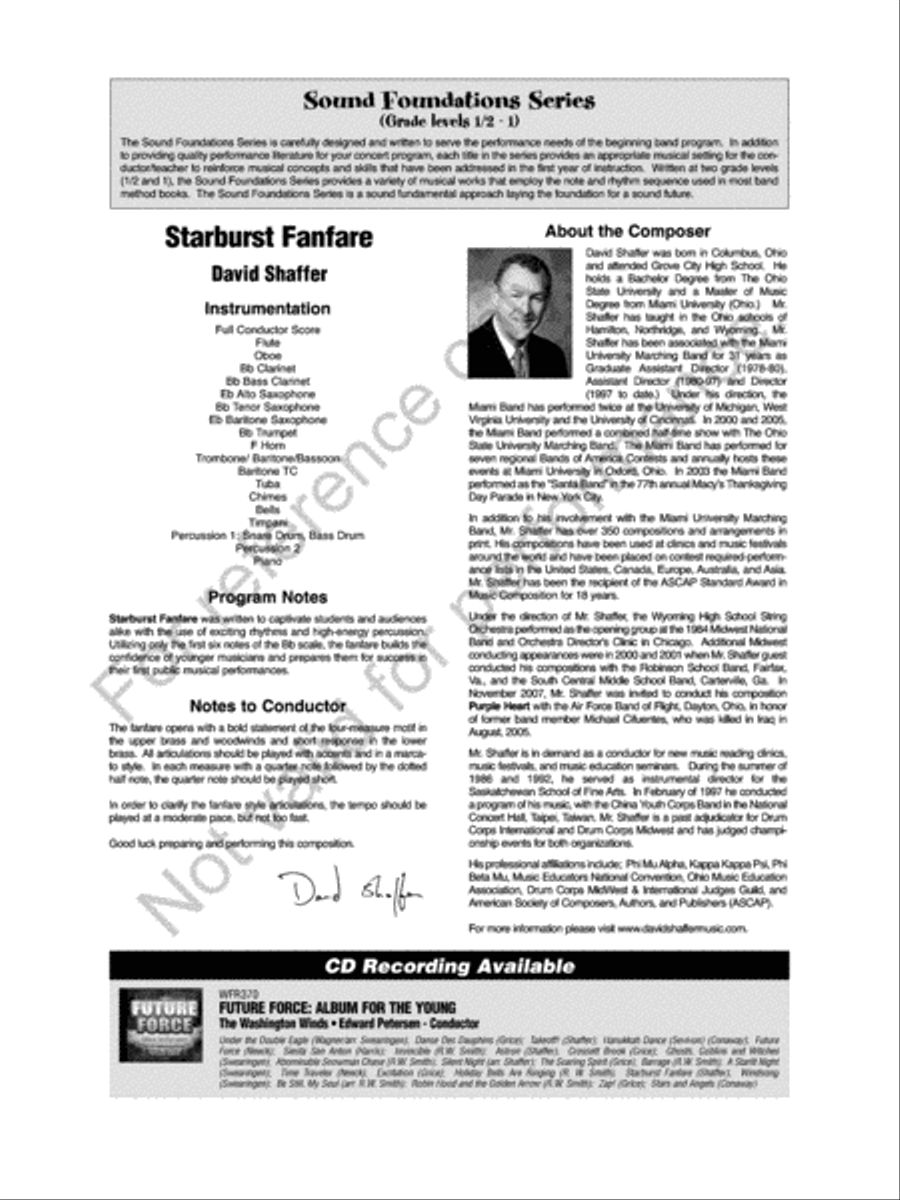 Our First Band Concert Our First Band Concert Concert Band scores gallery preview page 3