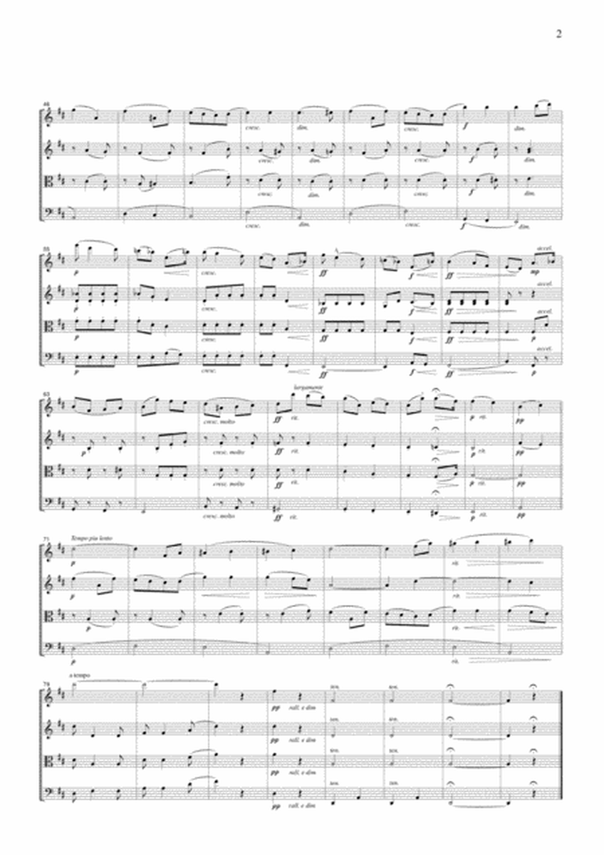 Elgar Salut D'amour, for string quartet, CE002 image number null