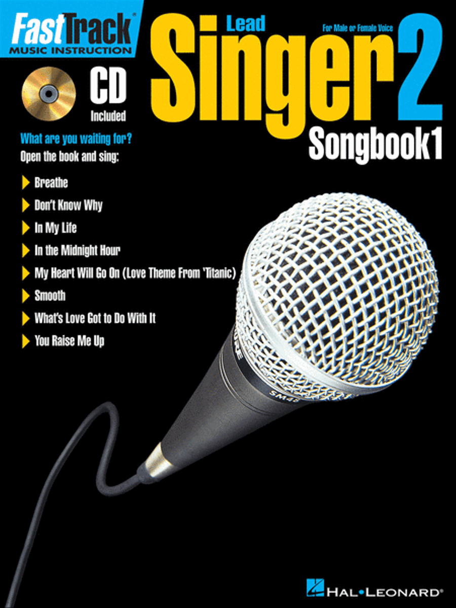 FastTrack Lead Singer Songbook 1 - Level 2 by Various Voice - Sheet Music
