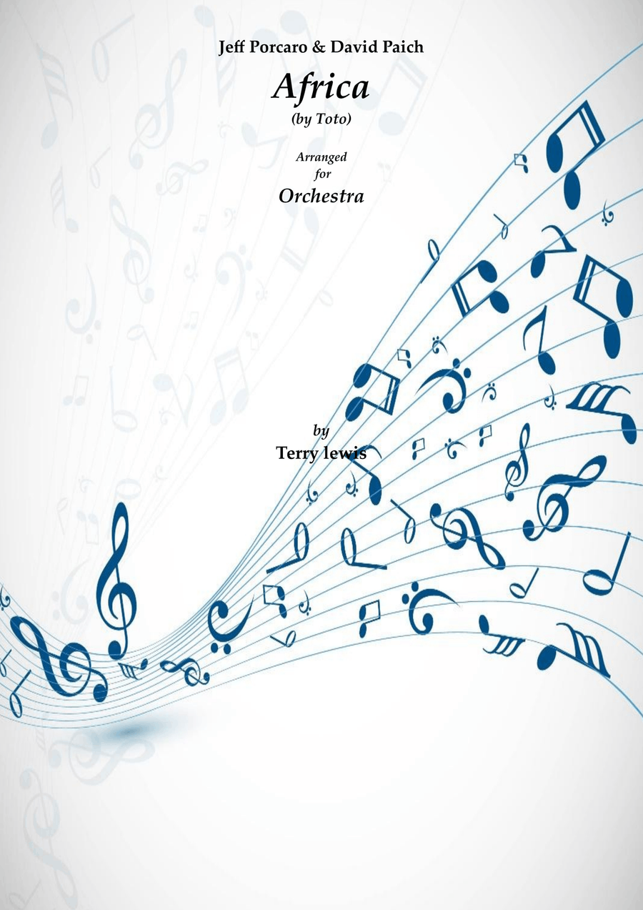 Africa Full Orchestra scores gallery preview page 1