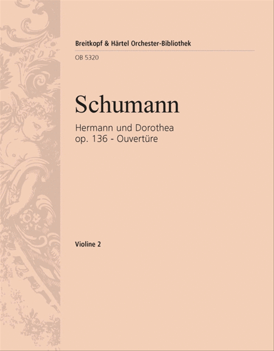 Hermann und Dorothea Op. 136 Orchestra scores gallery preview page 1