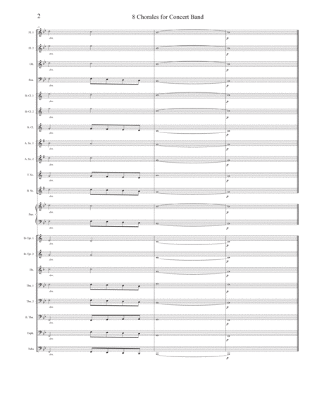 8 Chorales For Concert Band image number null