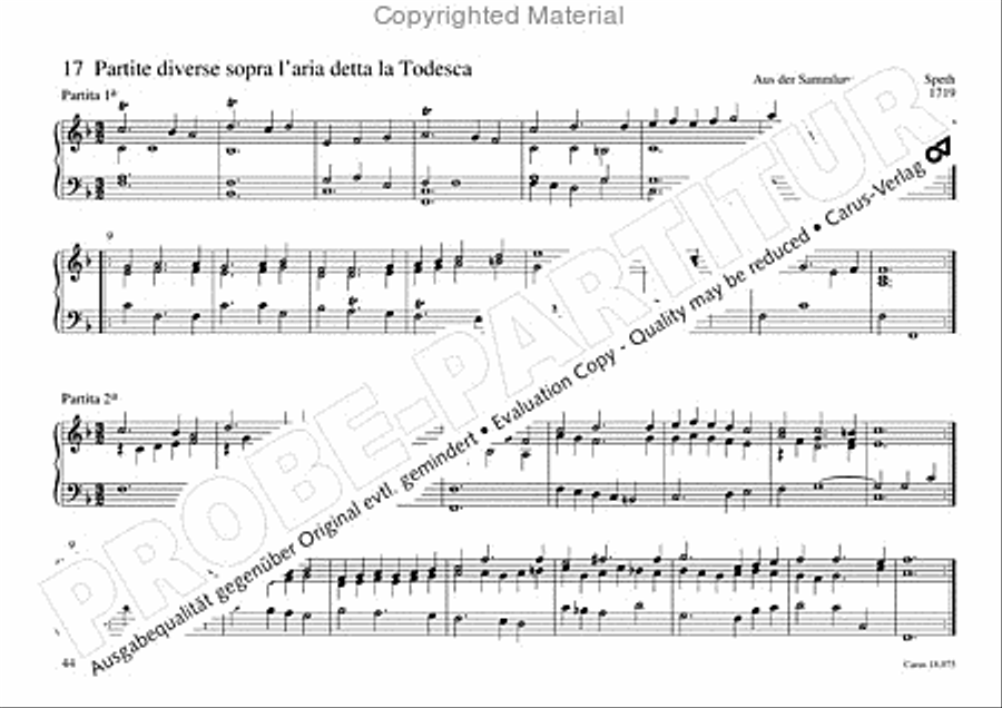 Freiburger Orgelbuch: Stammteil Organ Solo scores gallery preview page 45