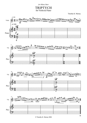 Murray - Triptych - Violin & Piano