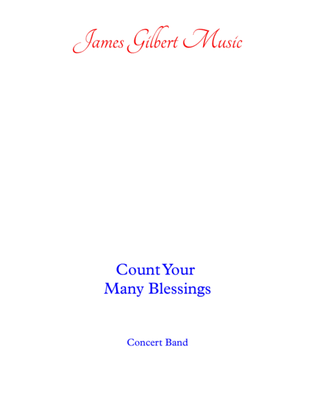 Count Your Many Blessings image number null