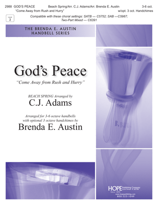 Book cover for God's Peace Come Away from Rush and Hurry