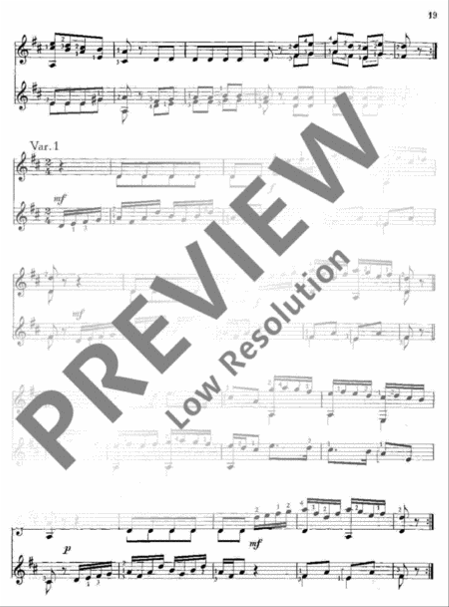 Easy Progressive Pieces Classical Guitar scores gallery preview page 20