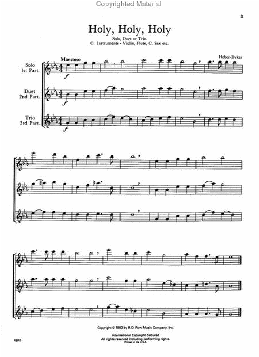 Instrumental Hymn And Gospel Favorites Flute scores gallery preview page 2