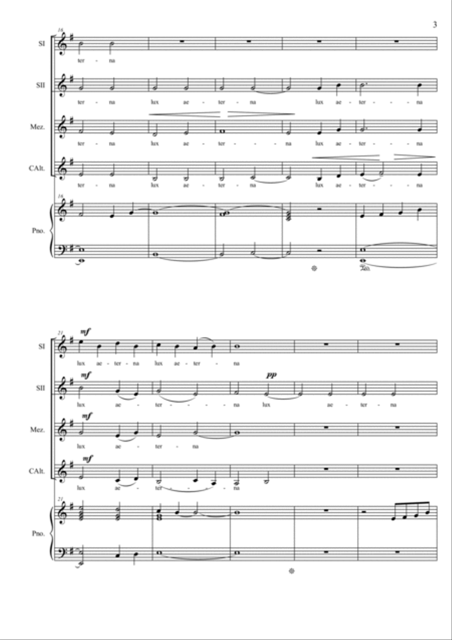 Lux Aeterna SSAA scores gallery preview page 3