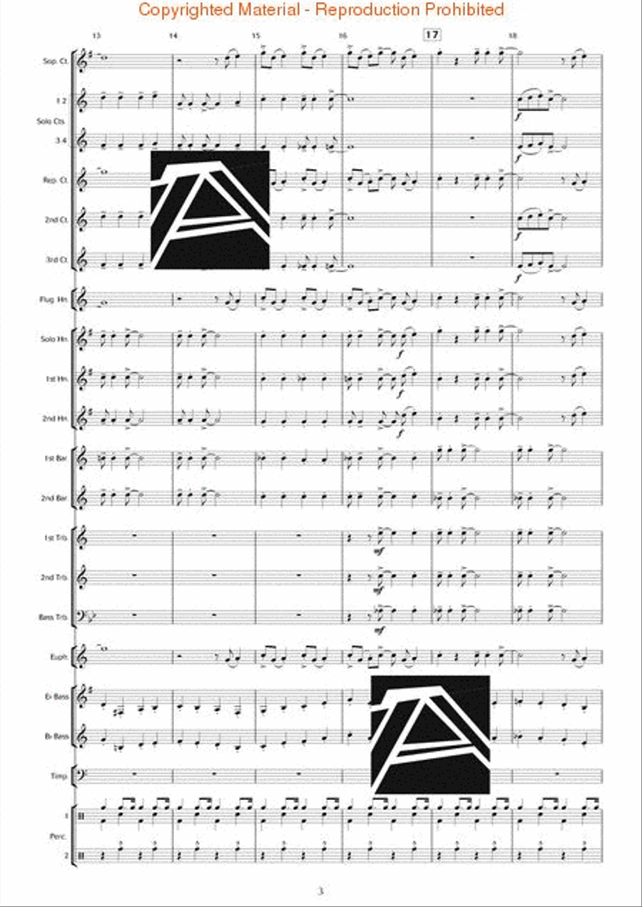 Rapsodia Borealis (for Trombone & Piano) Piano Accompaniment scores gallery preview page 4