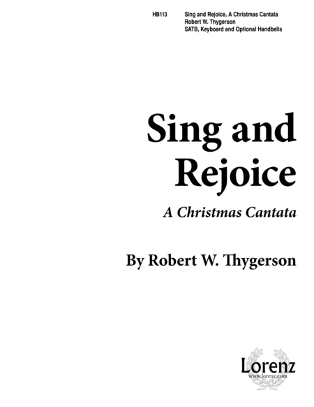Sing And Rejoice Handbell Part
