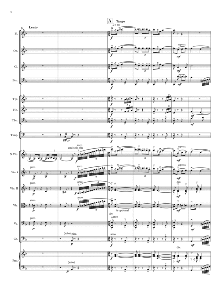 Jalousie, by Jacob Gade, arranged for Chamber Orchestra image number null