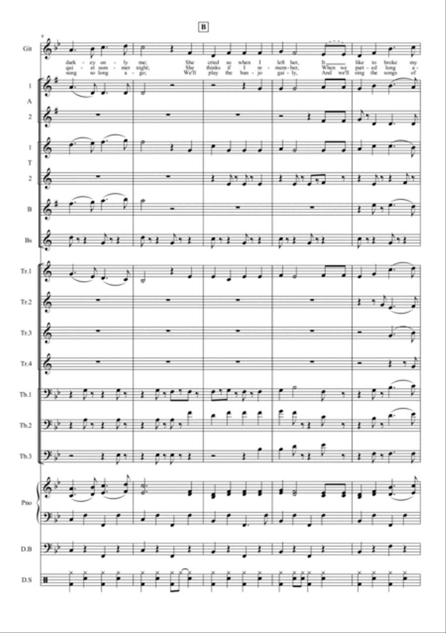 Yellow Rose of Texas Jazz Ensemble scores gallery preview page 3