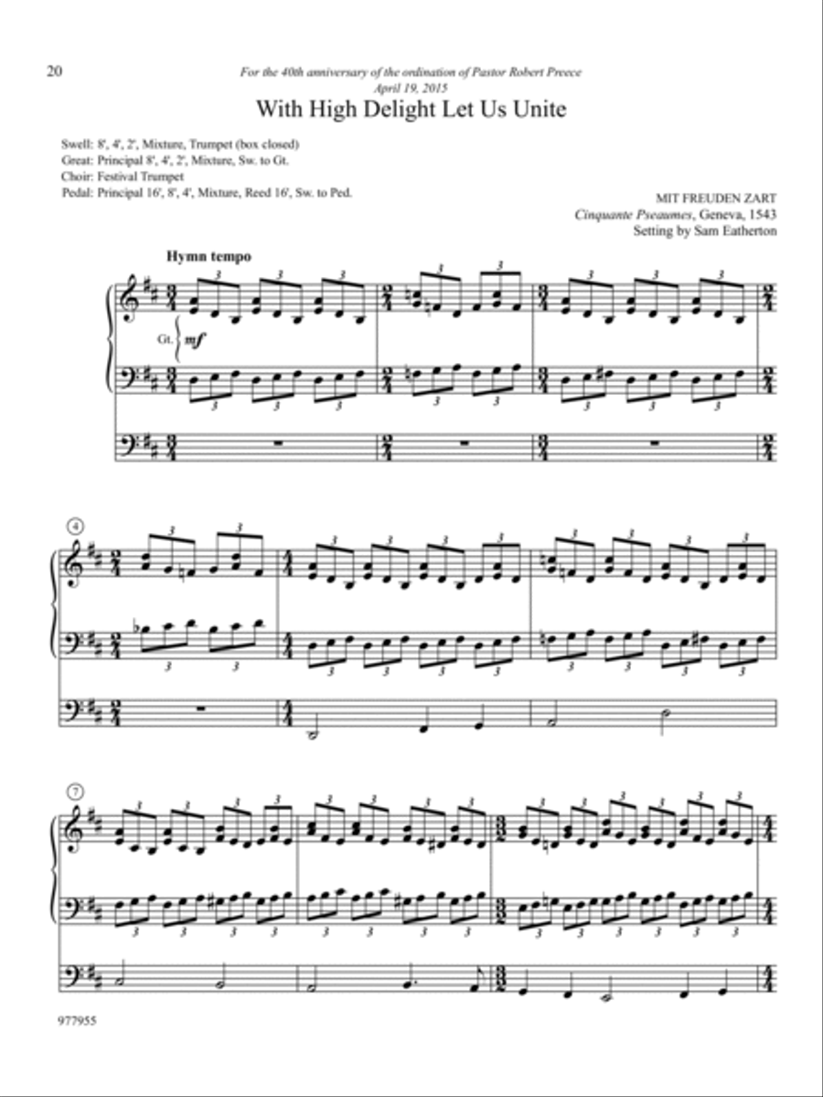 Hymn Inventions: Nine Chorale Preludes for the Church Year, Vol. 4 Organ scores gallery preview page 7