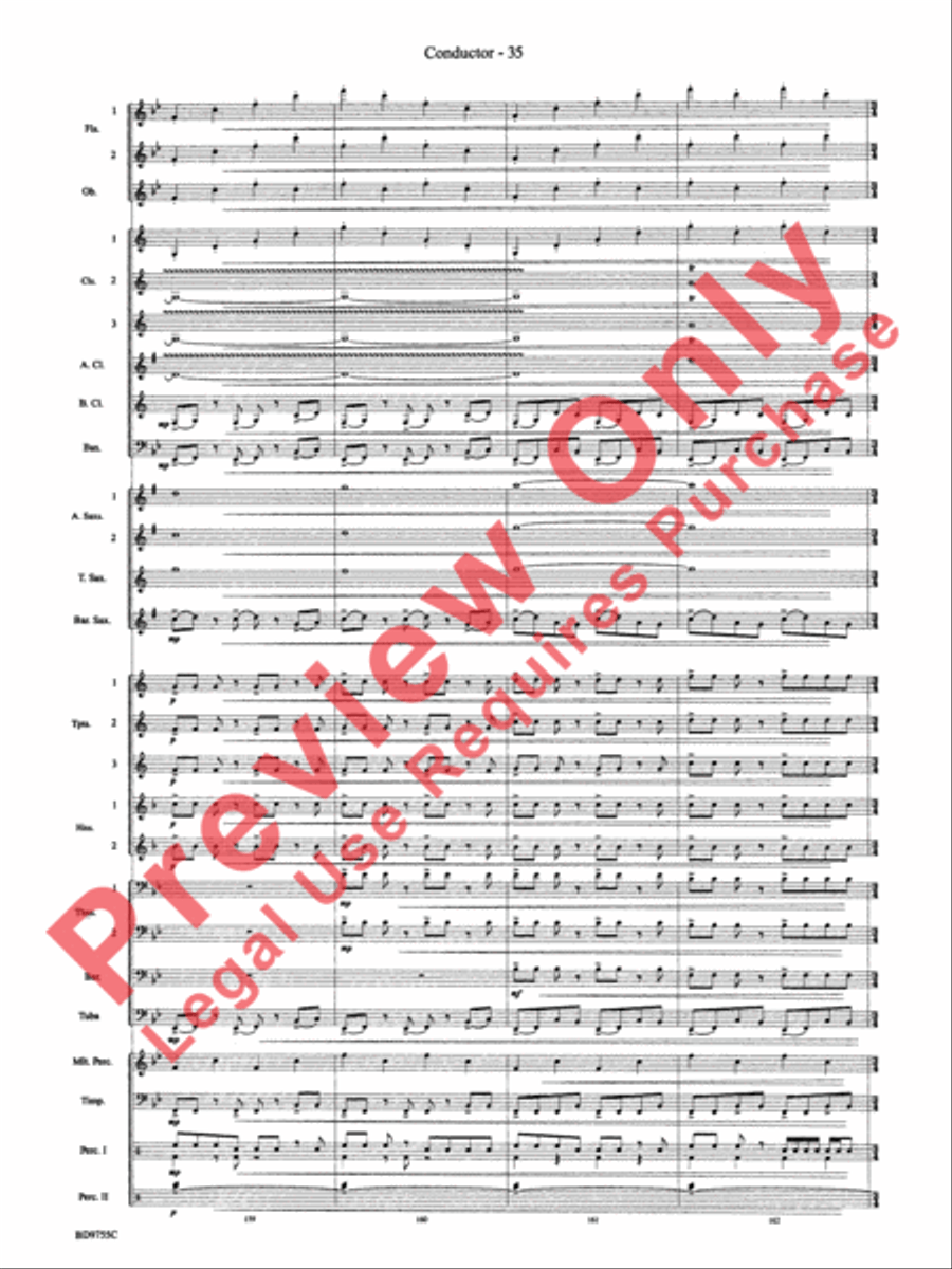 The Maelstrom Concert Band scores gallery preview page 38