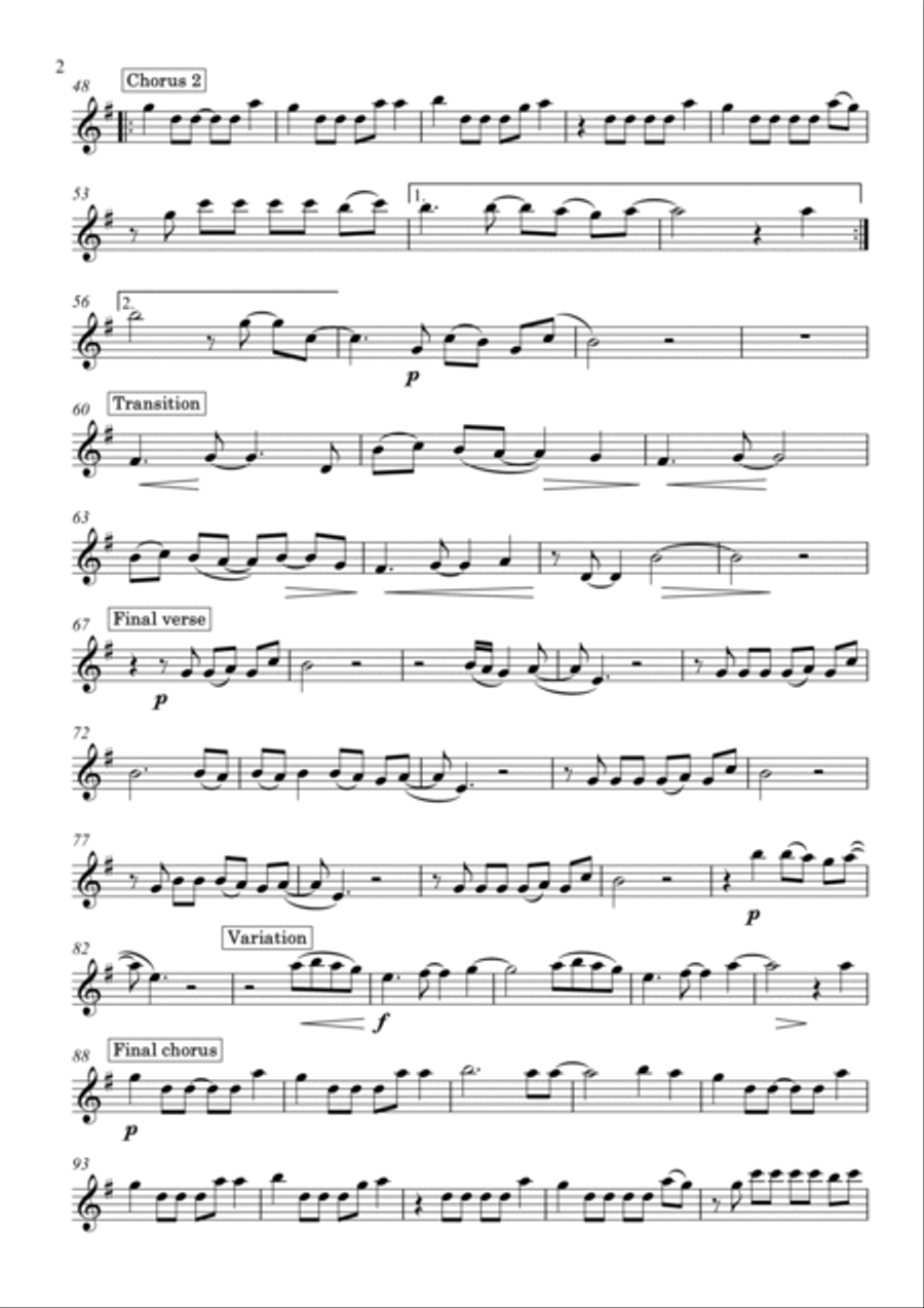 Long Live Violin Solo scores gallery preview page 2