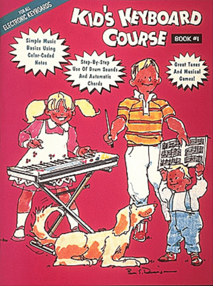 Kid's Keyboard Course – Book 1 Electronic Keyboard scores gallery preview page 1