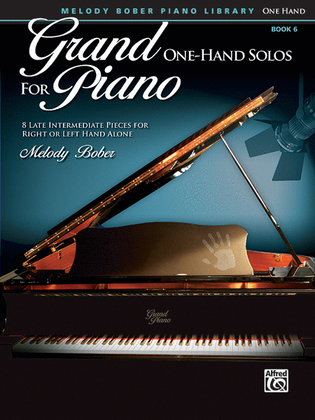Book cover for Grand One-Hand Solos for Piano, Book 6