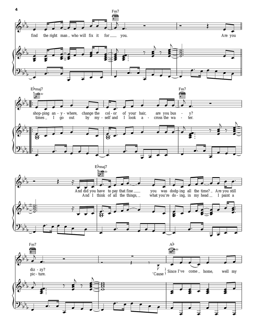 Valerie Acoustic Guitar scores gallery preview page 4