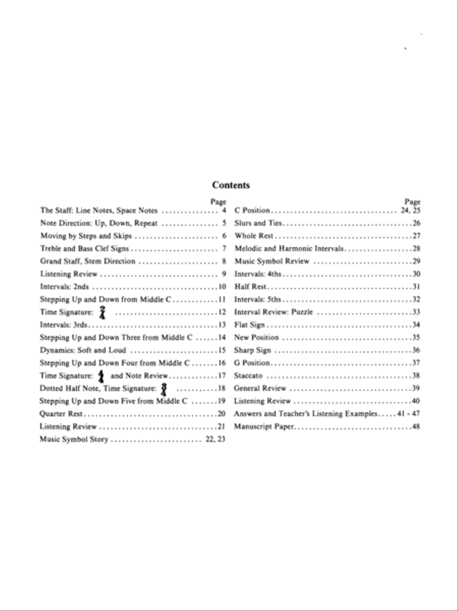 David Carr Glover Method for Piano Theory Piano Method scores gallery preview page 6
