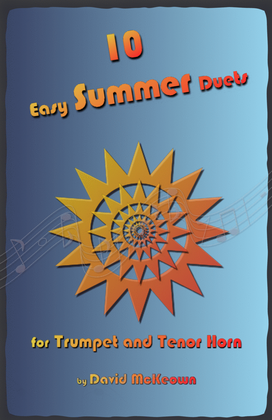 Book cover for 10 Easy Summer Duets for Trumpet and Tenor Horn