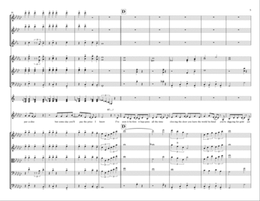 Cold As Ice Large Ensemble scores gallery preview page 5