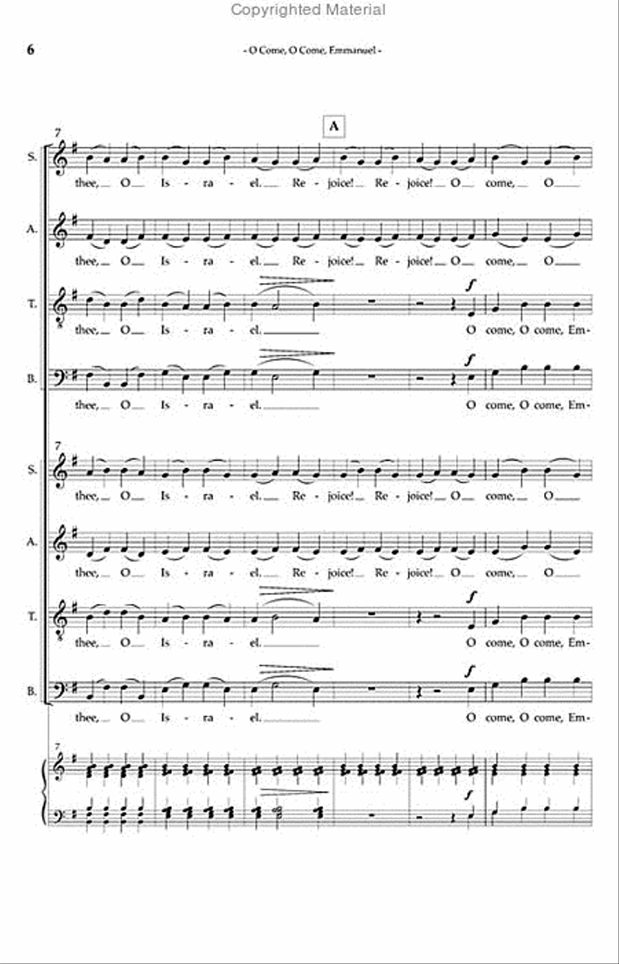 Christmas Carols, Volume 1 SSAATTBB scores gallery preview page 3