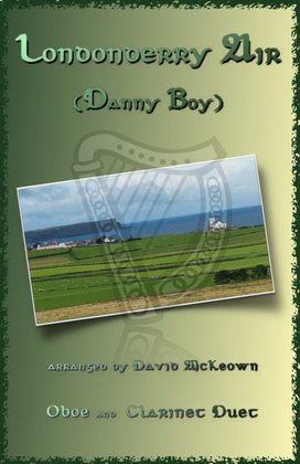 Book cover for Londonderry Air, (Danny Boy), for Oboe and Clarinet Duet