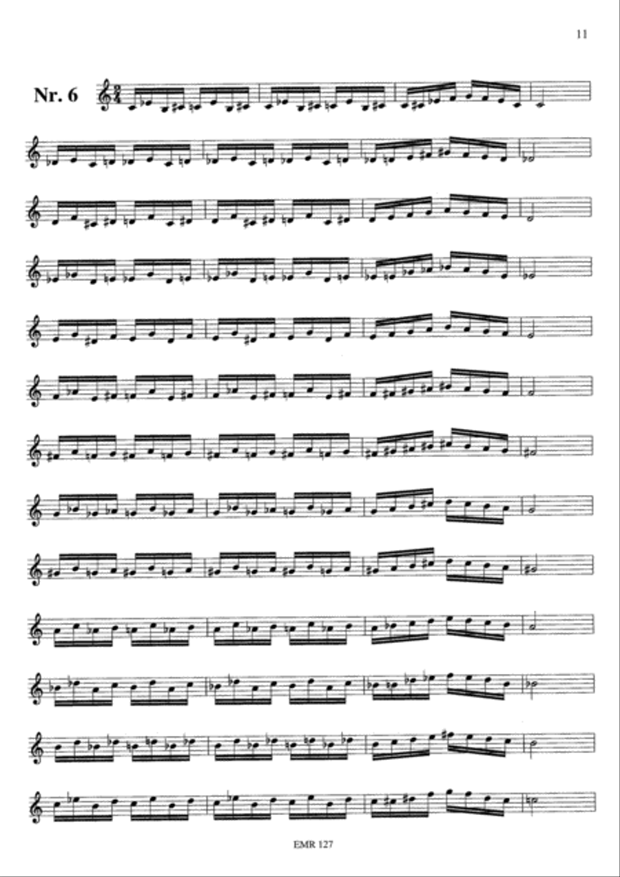 Virtuositatsubungen / Exercices de virtuosite / Virtuosity Drills