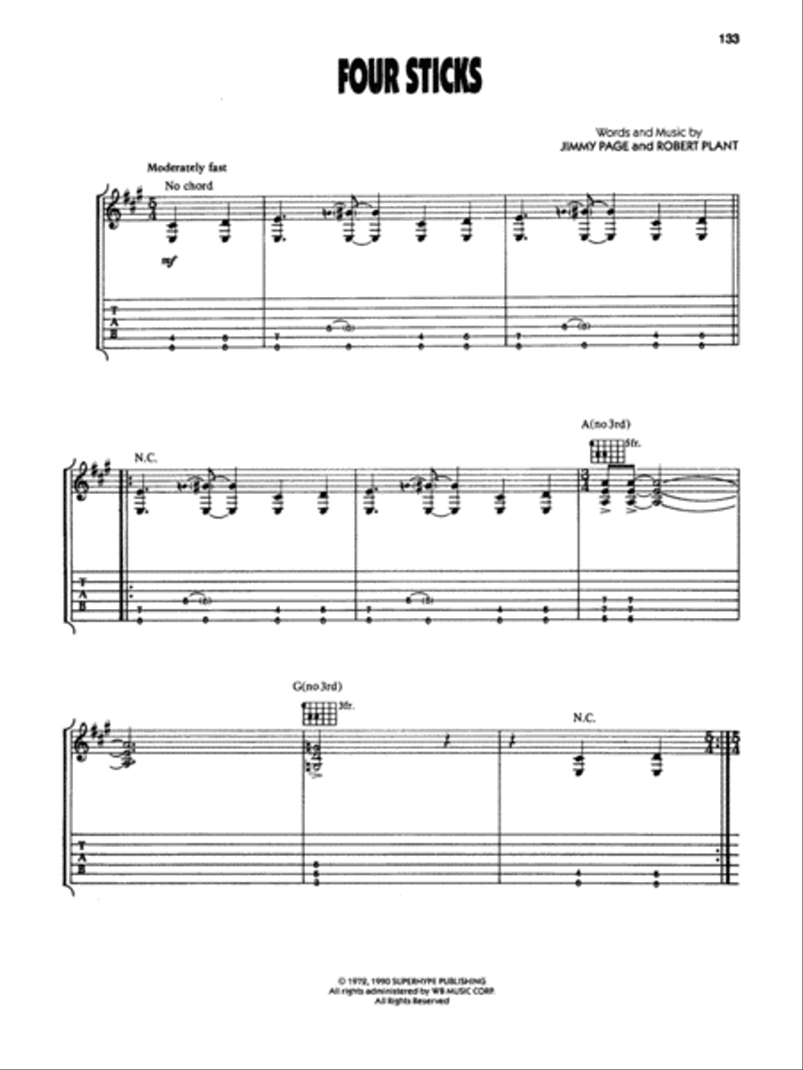 Led Zeppelin Complete - Intermediate Guitar Electric Guitar scores gallery preview page 5