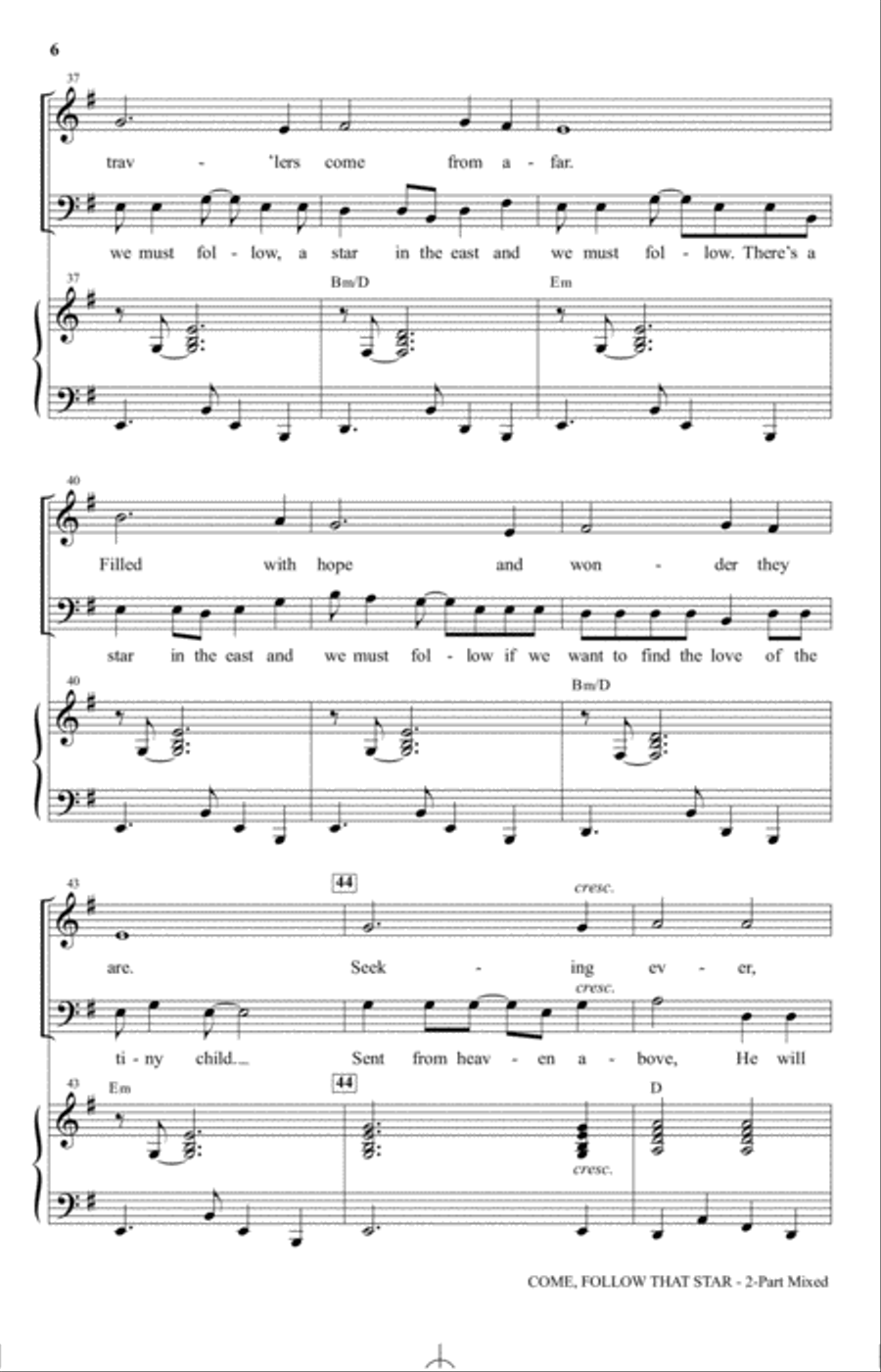 Come, Follow That Star Come, Follow That Star 2-Part scores gallery preview page 5