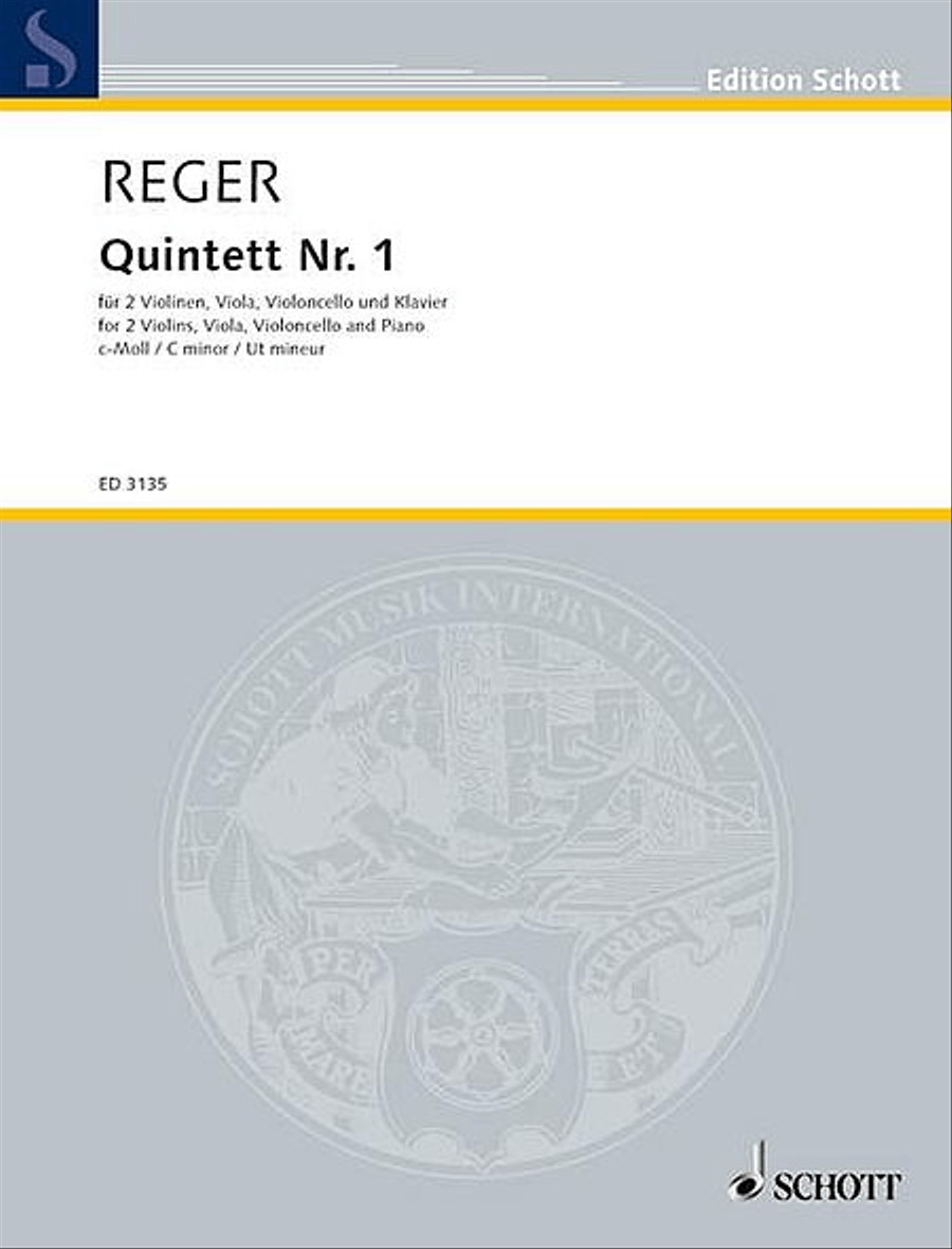Reger M Klquintett C-moll (fk) Cello scores gallery preview page 1