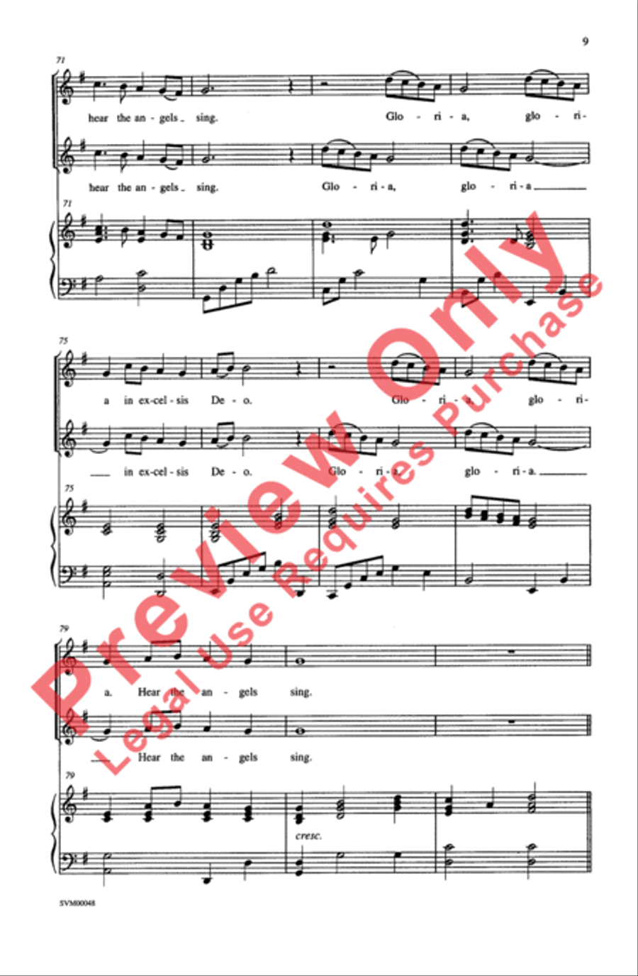 A Christmas Gloria A Christmas Gloria 2-Part scores gallery preview page 8
