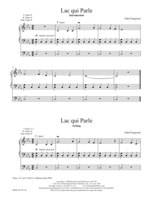 Lac qui Parle (Introduction and Accompaniment)