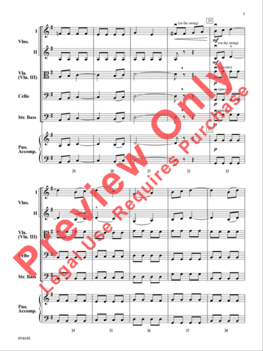 Spiccato Palooza! String Orchestra scores gallery preview page 6