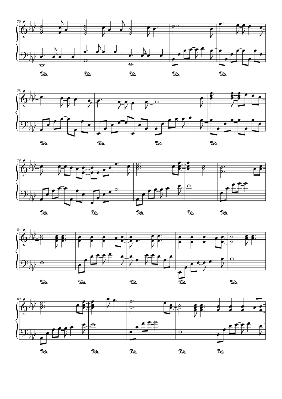 All Of Me Piano Solo scores gallery preview page 4
