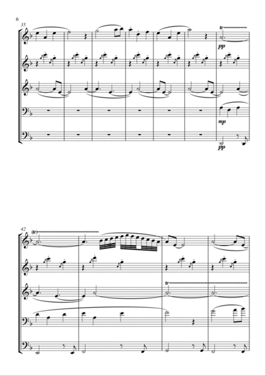 “Ankh-Morpork” for wind quintet Woodwind Quintet scores gallery preview page 6