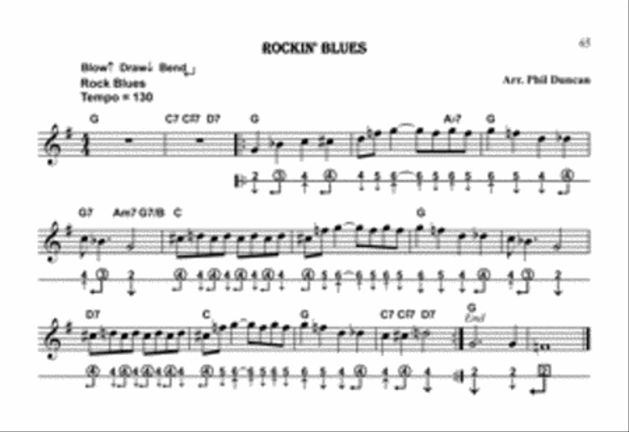 Basic Blues Harp Harmonica scores gallery preview page 10