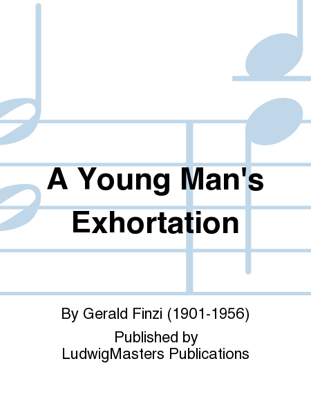 A Young Man's Exhortation