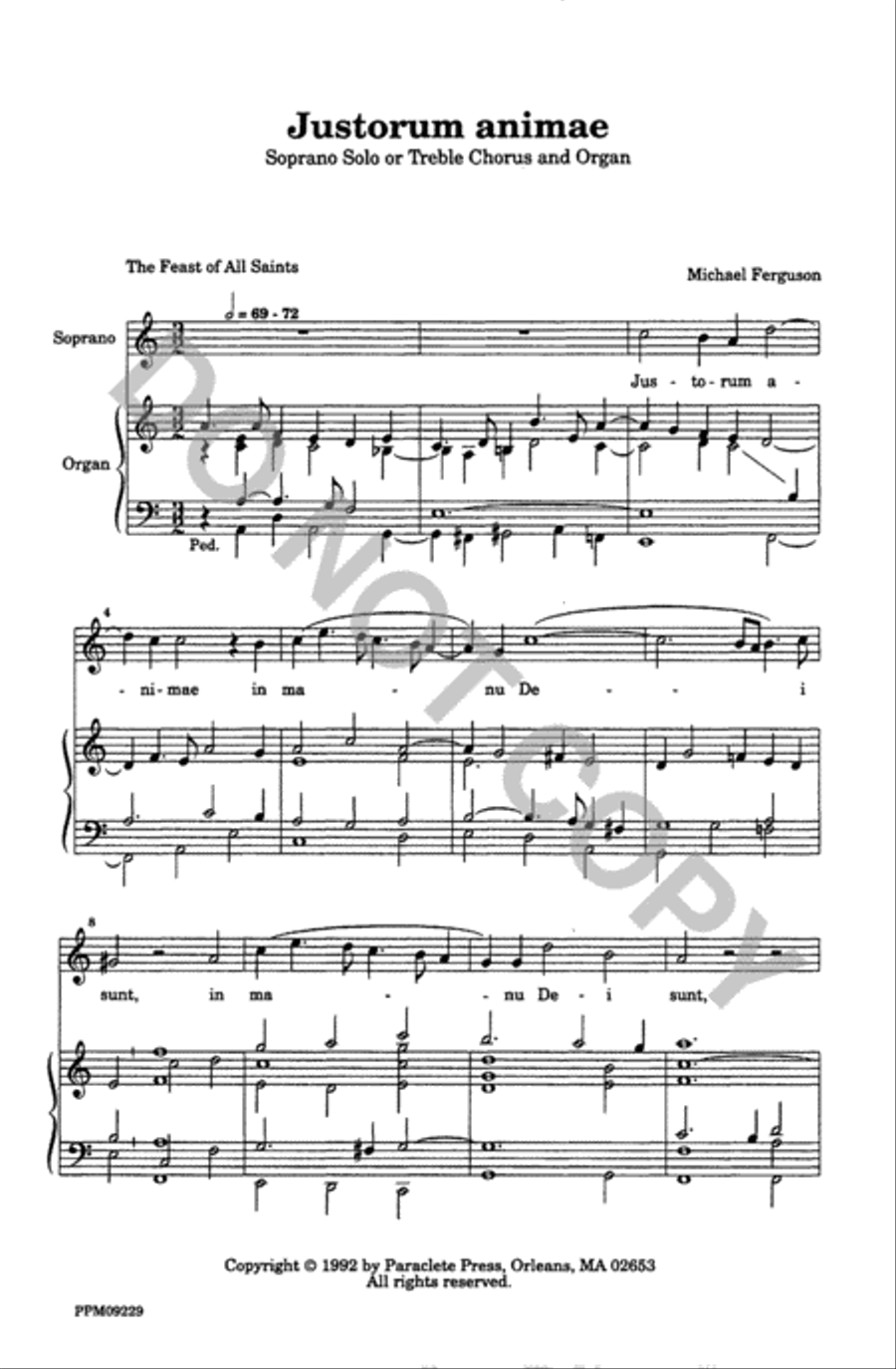 Justorum animae Justorum animae Women's Choir scores gallery preview page 2