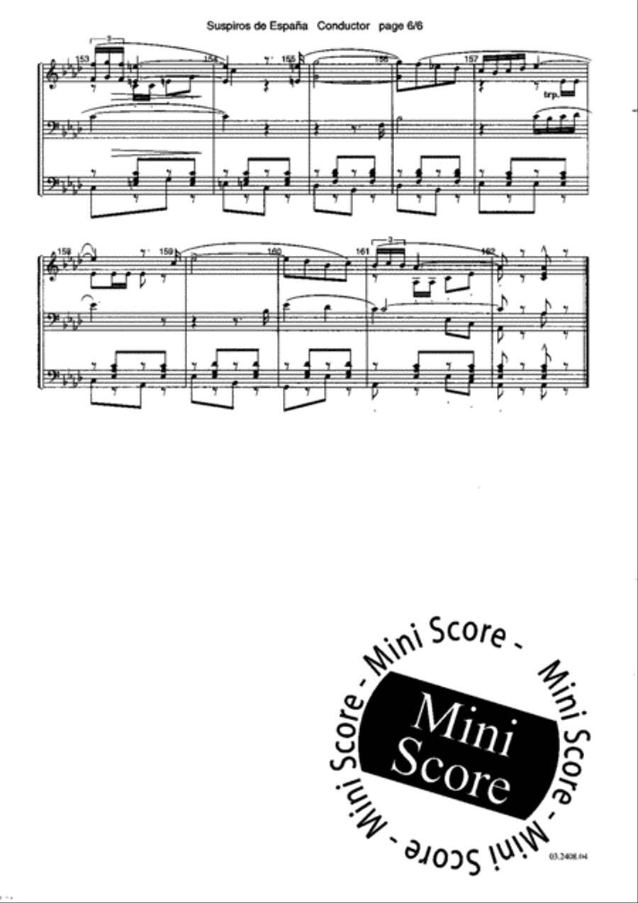 Suspiros de Espana Concert Band scores gallery preview page 30
