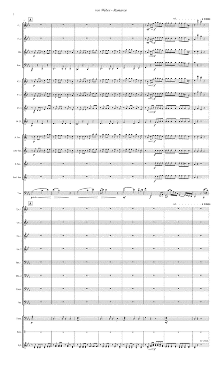 Romance for Trombone solo and Concert Band or Wind Ensemble