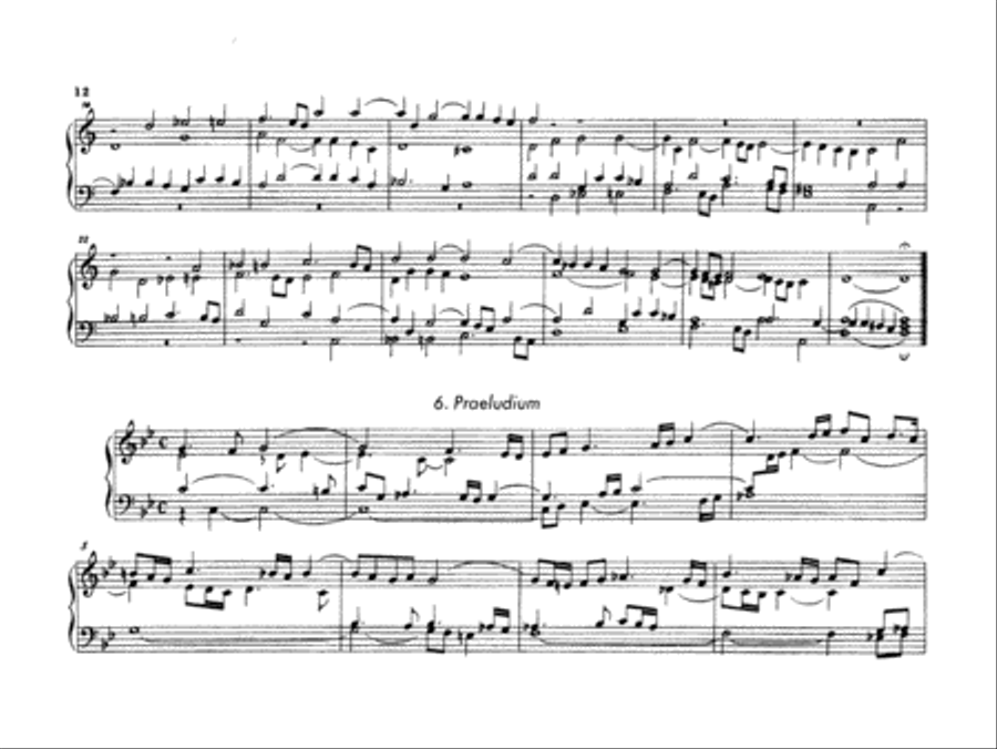 Krieger: Preludes and Fugues Organ scores gallery preview page 1