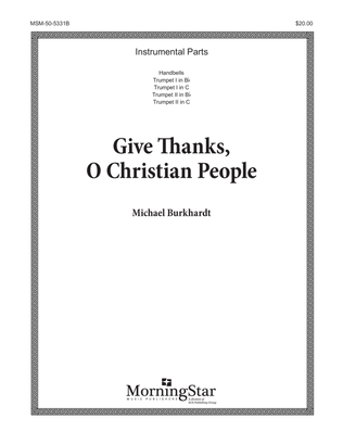 Give Thanks, O Christian People (Trumpet and Handbell Parts)