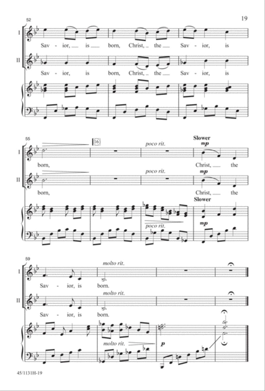 Singable Solutions for Winter Holidays 2-Part scores gallery preview page 19