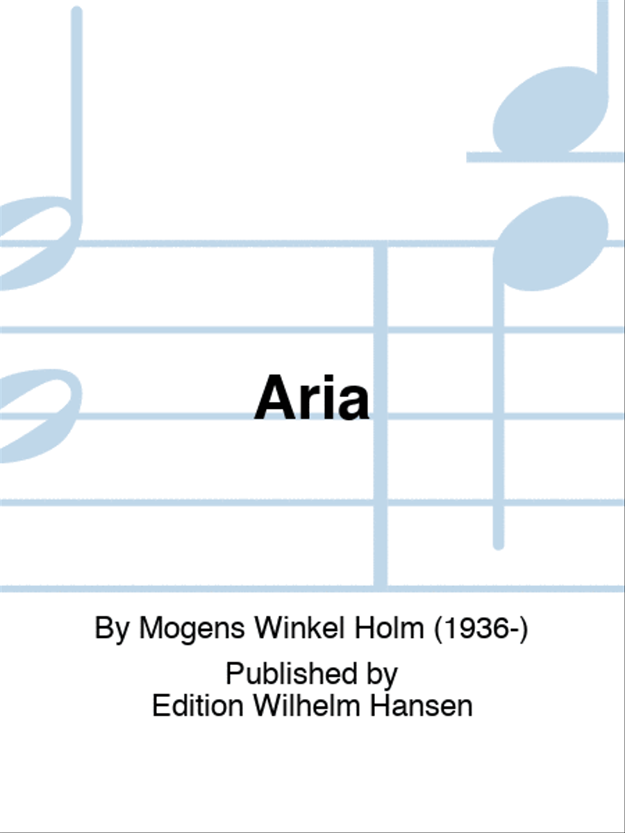 Aria Voice Solo scores gallery preview page 1