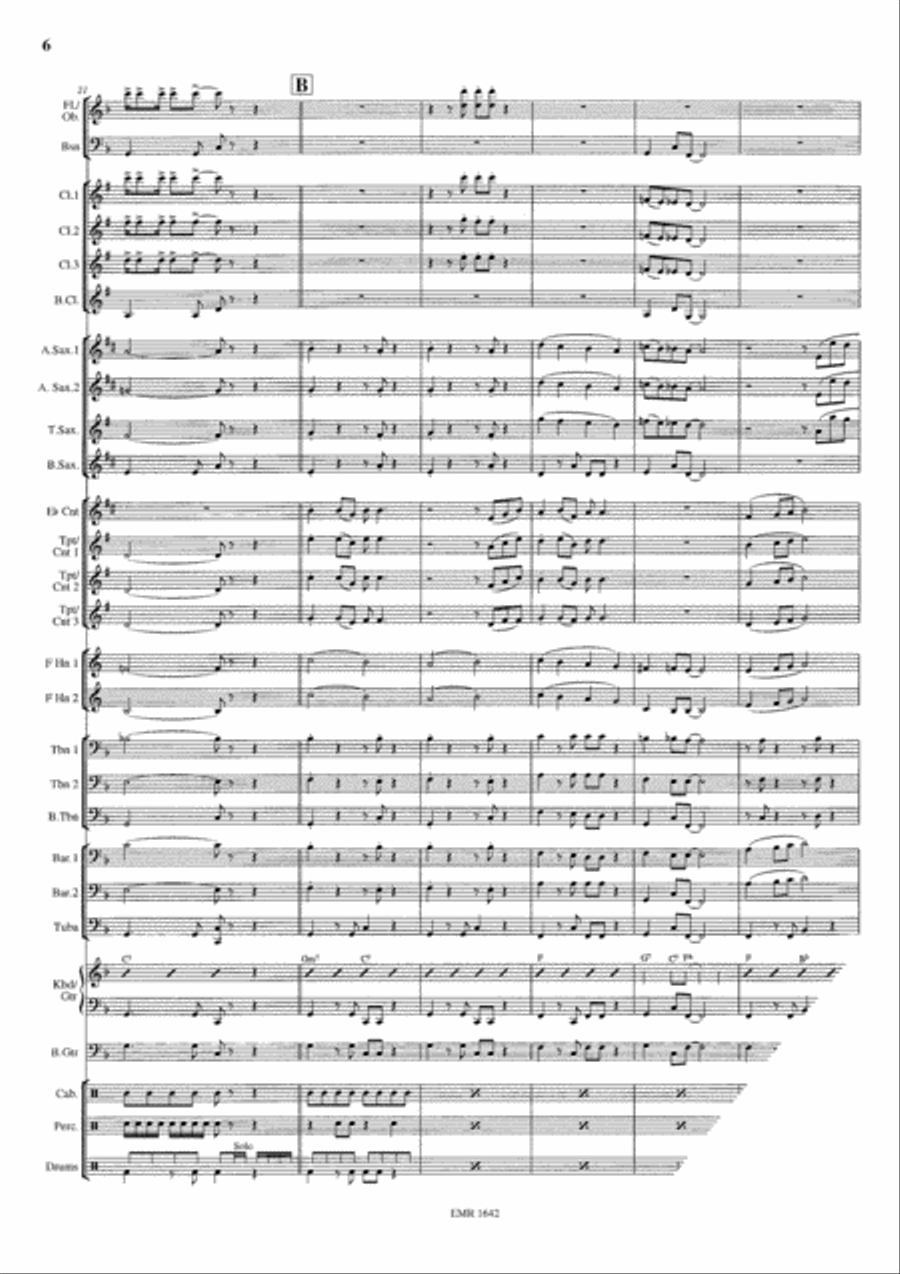 Guantanamera Concert Band scores gallery preview page 7