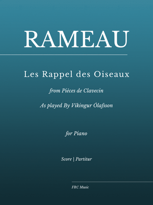 Book cover for Les Rappel des Oiseaux - As played by Víkingur Ólafsson